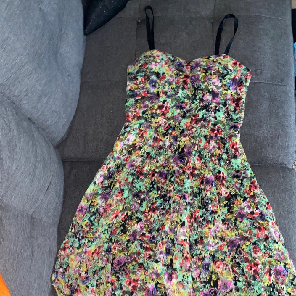 Material Girl Multicolor Floral Kids Dress